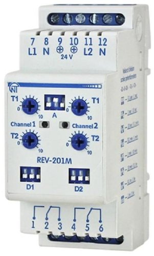 Реле времени на DIN-рейку НовАтек-Электро РЭВ 201М задержка выключения 0,1сек.–24сут. 8А 230В фото Реле времени на DIN-рейку НовАтек-Электро РЭВ 201М задержка выключения 0,1сек.–24сут. 8А 230В картинка